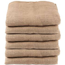 Zeonhei 787823069581 6 Pcs 40 X 24 Inch Burlap Bags Large 1 Count Pack Of Brown