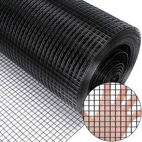 Zevemomo Hc144850 48 Inch X 50ft 1/2inch Pvc Hardware Cloth 1/2 Black-pvc