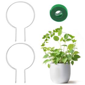 Xe00148120 Zeyiyer 2pcs Small Trellis For Potted Plants Circle With Plant Tape Pothos