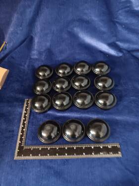 Zhupoub 749877210616 2-3/8 Inch Chain Link Fence Round Dome Post Caps 15 Pack Blemish Read Description