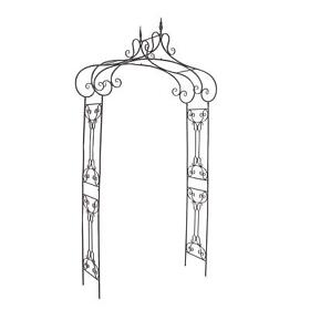 68701 Zimlay Traditional Scrolled Iron Garden Arch