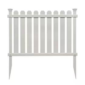 Zippity Outdoor Products 313107832833 Bella Puppy And Garden 2.5 Ft. X 3.4 White Vinyl Fence Kit 2-pack