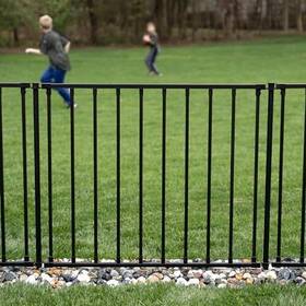 Zp19079 Zippity Outdoor Products 673995190799 Zurich Poly-steel 2 Fence Panels 3 Foot Hig