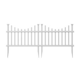 Zippity Outdoor Products 744759326713 2.5 Ft. H X 3.5 Ft W Washington Vinyl Picket Fence Panel Kit 2-pack