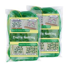 Zivisk 742025005409 Pack Of 2 Cucumber Tomato Trellis Netting Heavy Duty Garden Fo Zivisk 742025005409 Pack Of 2 Cucumber Tomato Trellis Netting Heavy Duty Garden Fo