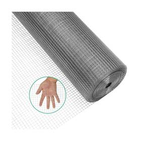 Znnam 4× 100ft Hardware Cloth 1/2 In Square Openings 48 X 100 Ft 19 Gauge Clo