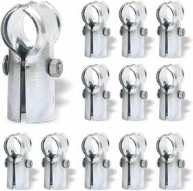 Fkferc138 Zorex Forging Ltd. End Rail T Clamp 1-3/8 Inch X Galvanized 12 Pieces With Nut And Bolt For Cha