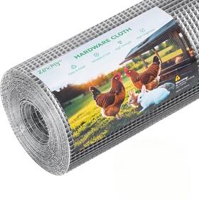 Zormy 16inx50f 19 Gauge Hardware Cloth 1/2 Inch 16inx50ft Silvery