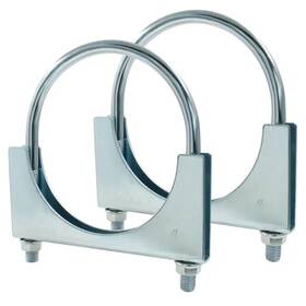 Ank250108-003 Zorveiio 4 Inch U Heavy Duty U-bolt Clamp Stainless Steel Muffler Clamps 4inch