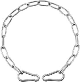 Zrruowin 313041460482 Gate Chain For Outdoor Fence - Rustproof Metal Latch With Hooks Secu