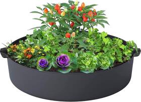 Ztohpyo 723258516092 15 Gallon Plant Grow Bags Round Fabric Raised Garden 1-pack Black Ztohpyo 723258516092 15 Gallon Plant Grow Bags Round Fabric Raised Garden 1-pack Black