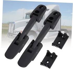 Zyklonix 768534217744 Heavy Duty Hood Latch Kit Lh/rh Fit For Peterbilt 325 335 337 340 2 Pack