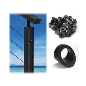Zylorix 30p-awb 30 Pack 0.35 Inch Id T316 Angle Washers Max For 5/16 Cable Railing Hardware Mar