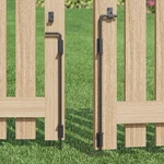 Tibegold 24" Heavy Duty Cane Bolt Gate Drop Rod Extra Thick Ground Latch Ha. Fixed Price $90.21.