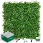 20"X20" Artificial Hedge Grass Wall, 12PCS Boxwood Panels, Greenery Backdrop .... Fixed Price $189.43.