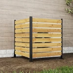 55" Outdoor Privacy Screen Fence Panel, Rustic Cedar Wood Wall W/ Aluminum Frame. Fixed Price $165.78.