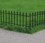 Sunnydaze Roman 9-FOOT 5-PANEL Steel Wire Border Fence Set 22 Inches X 18. Fixed Price $50.00.
