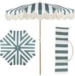 Jonathan Y UMB1003M Mariner 6.5 Ft. Cottage Fringe Tassel Market Beach Umbrella. Fixed Price $105.00.
