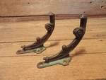 Vintage Antique Victorian Cast Iron Aesthetic Rail Brackets - Beautiful Design!. Fixed Price $99.99.
