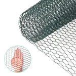 Chicken Wire, 15.7 90.5 Inches, Green, Hexagonal Mesh, Galvanized Metal Pou.... Fixed Price $15.08.