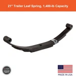 Replacement Trailer Leaf Spring 21", 1,400-LB. Weight Capacity. Fixed Price $54.99.