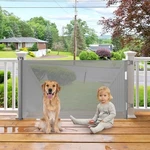 Betertek 55 Inch Retractable Dog Gate Mesh - Gray. Fixed Price $72.26.