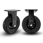 Lygoeege BK-FX2 Fixed Heavy Duty Caster Wheel 8IN 1000LB Solid Rubber Black. Fixed Price $48.99.
