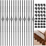 Iron For Staircase, 16 Pack Wrought Balusters, 1/2" Hollow Sta.... Fixed Price $133.97.