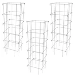 Garden Elements Square 8-LEG Heavy-duty Tomato Cages, 48IN (pack Of 3). Fixed Price $95.69.