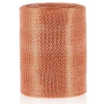 Gisafai 12'' X 32 Copper Mesh Rodent Control Ft, Brass Color. Fixed Price $40.19.
