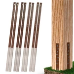 8-PACK Easy Fence Repair Kit Fix 4 Broken Wood Posts, Durable Steel Stake. Fixed Price $171.99.