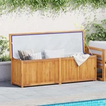 Patio Storage Box Deck Garden Outdoor Cabinet Chest Solid Wood Teak Vidaxl. Fixed Price $361.99.