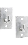 Plum Fittings Chain Link Fence Wall Mount Gate Hinges 5/8" Pintle (pack Of 2). Fixed Price $9.09.