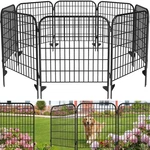Amagabeli 6 Panels 32 In(h) X 15 Ft(l) Decorative Garden Fence Gate,no Dig Do.... Fixed Price $92.50.