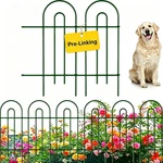 Amagabeli 14 Panels 32IN(H) 20FT(L) Decorative Garden Fence No Dig Rustproo. Fixed Price $69.02.