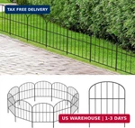 Ousheng Small Decorative Garden Fence, 10FT (l) X 16.5IN (h) Fencing, Rustproof. Fixed Price $36.26.
