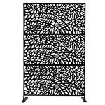 Kozyard Powder Coated Galvanized Steel Privacy Screen 74''H X 47.2 ''w. Fixed Price $172.99.