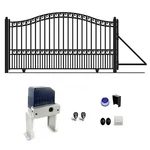 Aleko Automated Yard Steel Sliding 16' Driveway Gate Paris Style With Opener. Fixed Price $3059.15.
