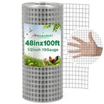 Amagabeli Hardware Cloth 1/2 Inch 48 X 100 Ft 19 Gauge Chicken Wire Fence Hot.... Fixed Price $159.17.