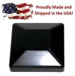 Plastic Fence Post Black Caps 4X4 (3 5/8") Bulk Pack Discounts + Free Shipping. Fixed Price $75.99.