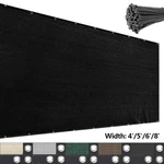 4/5/6/8 Ft Fence Privacy Uv Windscreen Mesh Shade Net Cover For Garden. Fixed Price $24.50.