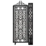 Aluminum Right Pedestrian Panel Gate Driveway Patio Furniture Outdoor. Fixed Price $3266.55.