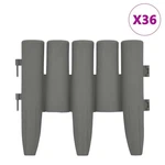 Lawn Edgings Landscape Outdoor Barrier Border 36 Pcs Pp Vidaxl. Fixed Price $48.99.
