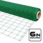 Vineline Durable Plastic Trellis Netting Green Roll 6FT X 1000FT W/ 6IN Squares. Fixed Price $189.50.