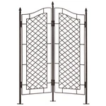 Potter GAR573 Two Panel Trellis Wrought Iron Ivy Garden Screen. Fixed Price $396.00.
