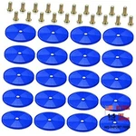 Chengu 20 Pcs Front 3 Inch Round Safety Trailer Reflectors With Blue. Fixed Price $34.89.