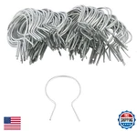 Ez Twist 2.5" (2 3/8" Od) 9-GAUGE Galvanized Steel Fence Ties 100 Pack. Fixed Price $42.47.