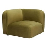 Zuo Biak Velvet Upholstered Corner Chair In Green. Fixed Price $968.99.