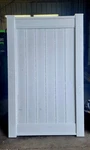 Barrette EPN-51530 Emblem 6-FT X 4-FT White Privacy Vinyl Flat-top Fence. Fixed Price $125.00.