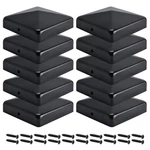 Patioer 4X4 Post Caps 10PCS Galvanized Steel Fence Decking Actual 3.5"X3.5". Fixed Price $33.59.